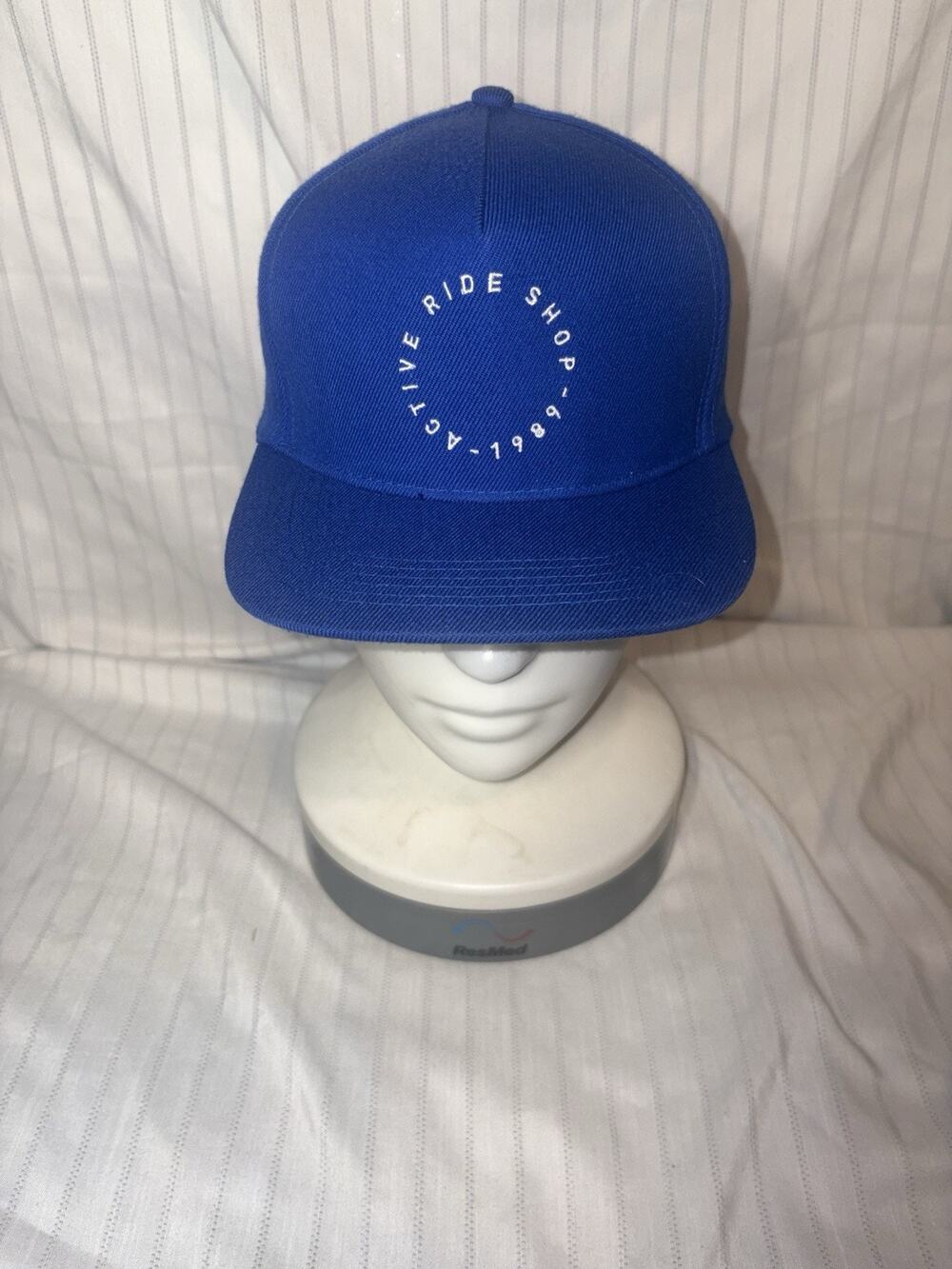 Blue Active Ride Shop Hat Baseball Cap Hat Snapback